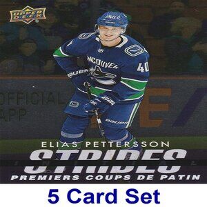 Elias Pettersson Hockey Card Collection